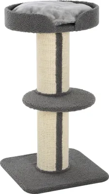 Zdjęcie produktu dla Drapak dla kotów, nośność 30kg, drapak z platformą, stabilny, sizal, szary