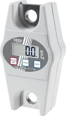 Produktbild von KERN & SOHN Hängewaage, 500 kg, Weiß, LCD, 1,2 cm, 400 g
