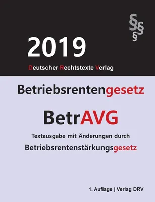 Immagine prodotto di Betriebsrentengesetz - BetrAVG