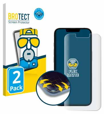 Produktbild von 2x BROTECT Fullscreen Schutzfolie für Apple iPhone 17e Displayschutz Folie Fullcover Matt Entspiegelungsfolie
