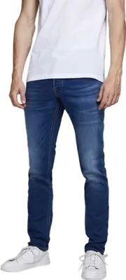 Productafbeelding van Jack & Jones 12175975, Blauw, Jeans, Katoen, Elastaan, Polyester, Niet bleken, Aanhangend drogen, Niet chemisch reinigen