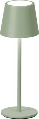 Image de Lanterne extérieure de table Roxi en métal 27,50 cm Vert sauge