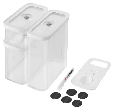 Produktbild von ZWILLING 1026082, Container, Rechteckig, 5,4 l, Transparent, Weiß, Kunststoff, -10 - 90 °C