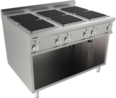 Image de Cuisinière électrique Saro à socle ouvert 6 feux LQ