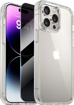 Obrázok produktu pre Priehľadné puzdro pre iPhone s ochranou obrazovky - IPhone 13 Pro / Privacy