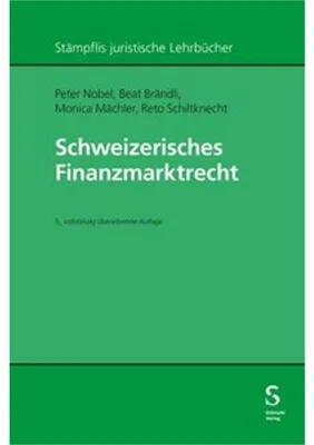 Produktbild von Schweizerisches Finanzmarktrecht