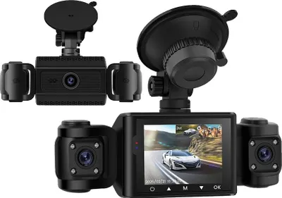 Produktbild von Auto DVR, Quad-Kamera-System, 1080P Videoaufnahme, 4LEDS