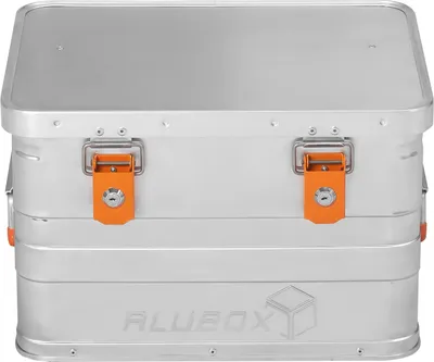 Produktbild von ALUBOX Alukiste - 29 Liter - Kleine Transportbox mit Deckel silber - 29 Liter