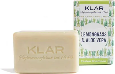 Image de Klar Seifen festes Shampoo Lemongrass&Aloe Vera 100g (für fettiges Haar)