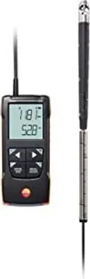 Obrázek produktu pro testo - 416 - 0563 0416 - Digitální 16mm anemometr s lopatkovým rotorem a propojením s aplikací pro měření rychlosti vzduchu a průtoku