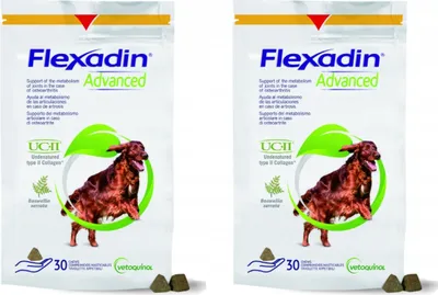 Produktbild von Vetoquinol Flexadin Advanced - Snacks für Hunde - 30 Tabletten