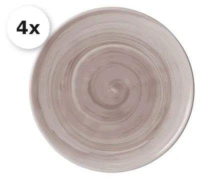 Produktbild von Speiseteller 26,5cm 4er Set Valencia braun