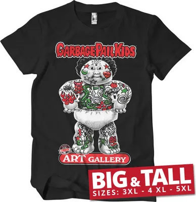 Produktbild von Art Gallery Big & Tall T-Shirt - 5XL - Black