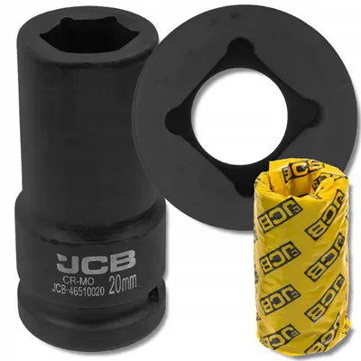 Immagine prodotto di JCB CAPPUCCIO a percussione PROFONDO 3/4" Cr-Mo esagonale 20 mm CHIAVE a bussola