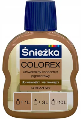 Produktbild von Farbpigment-Konzentrat Braun matt 100 ml zum Abtönen von Wandfarbe & Lack, universal