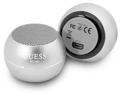 Produktbild von Guess Guwsalgeg Speaker Mini-Bluetooth-Lautsprechergehäuse - Grau