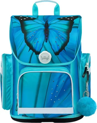Produktbild von BAAGL SET 5 Ergo Butterfly: Aktentasche, Federmäppchen, Tasche, Ordner, Box
