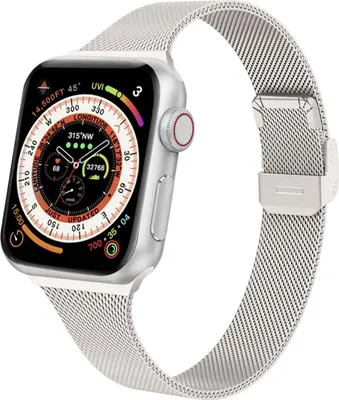 Productafbeelding van imoshion Milanees vouwbandje voor de Apple Watch | 38/40/41/42 mm - Starlight