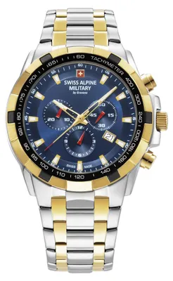 Produktbild von Swiss Alpine Military Herren Uhr Chrono 7043.9145SAM Edelstahl