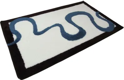 Produktbild von Sanwood Badematte Badteppich Badvorleger Duschvorleger Badezimmerteppich 60x100 cm Scala