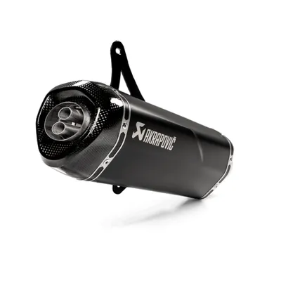 Immagine prodotto di Terminale Akrapovic Slip-On acciaio nero Vespa GTS Super 300/Sei Giorni/Tech