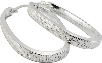 Produktbild von Damen Ohrringe aus 925er Silber Glare870 39 mm hoch 22,2 mm breit punziert