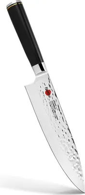 Obrázek produktu pro Fissman-Kensei Kojiro kuchařský nůž, ocel AUS-8, 20 cm, černá/stříbrná