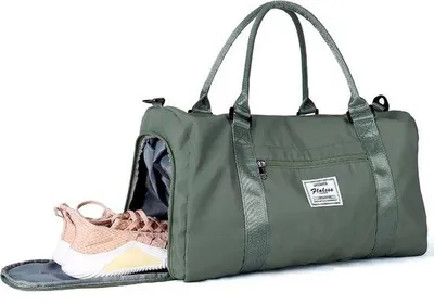 Productafbeelding van CarryQuest® - Reistas voor dames, handbagageformaat, polyester, groen