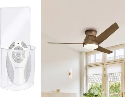 Produktbild von Deckenventilator mit Licht und Fernbedienung Ø 152cm - IP44 für Bad und Outdoor