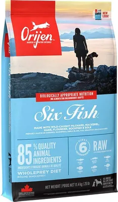 Produktbild von ORIJEN Six Fish - Trockenfutter für Hunde - 11 4 kg