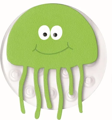 Produktbild von Kleine Wolke Wanneneinlage Minis Jelly 4-teilig maigrün