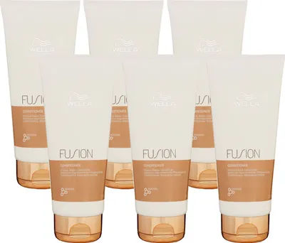 Produktbild von Wella Fusion Intense Repair 6 x 200 ml Conditioner für strapaziertes Haar Set