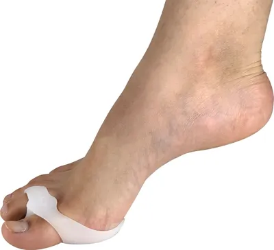 Produktbild von scarlet health | Zehenspreizer »Spreader II«; 1 Paar (2 Stück) Gelstütze aus weichem Silikon; Zehenspreizer bei Hallux Valgus, Hammerzehen, Ballenzehen, Farbe:Transparent