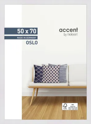Obrázok produktu pre Drevený rám Nielsen Accent Oslo 50x70 cm biely