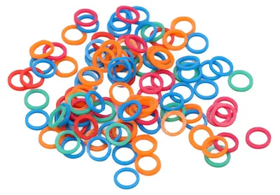 Immagine prodotto di Elastico colorato da 1/4 di pollice e 3,5 once per cure ortodontiche dentali per animali domestici
