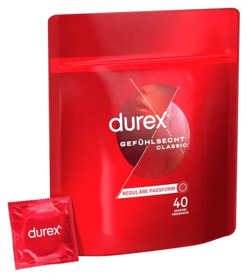 Productafbeelding van durex 3306580 durex Kondome Gefühlsecht Classic, 40 St.