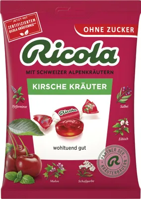 Immagine prodotto di Ricola o.Z.Beutel Caramella alle erbe alla ciliegia 75 g