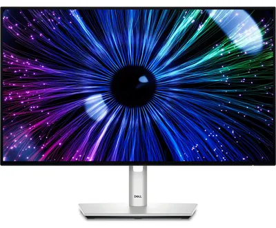 Produktbild von DELL UltraSharp U2424HE, 60,5 cm (23.8"), 1920 x 1080 Pixel, Full HD, LCD, 8 ms, Schwarz, Silber