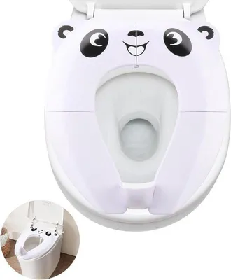 Productafbeelding van Opklapbaar babytoilet, antislip, spatwaterdicht, met opbergzak