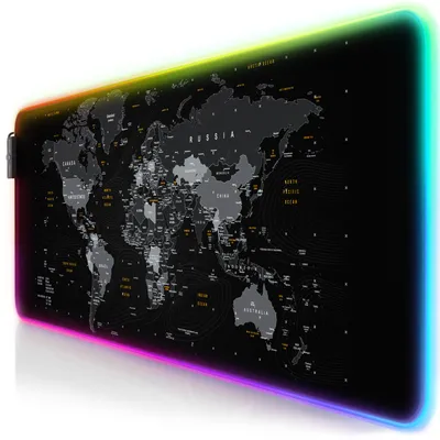 Obrázok produktu pre Titanwolf RGB herná podložka pod myš, podložka pod myš XL 800 x 300 mm zvyšuje presnosť a rýchlosť, Global