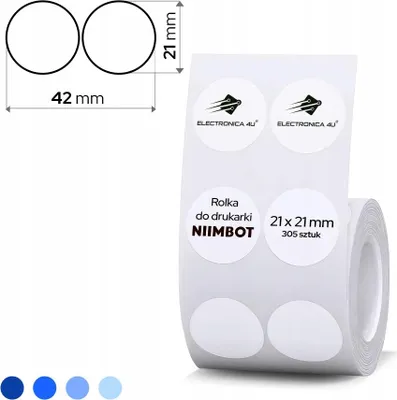 Obrázek produktu pro Samolepicí štítky termální nálepky Niimbot B1 B4 B21 B3S B31 42x21
