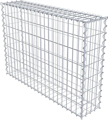 Produktbild von Gabione 100 cm x 70 cm x 20 cm (L x H x T), Maschenweite 5 cm x 10 cm, Spirale