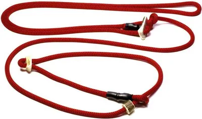 Produktbild von Hunting Profi lautlos Umhängeleine 8mm mit Zugbegrenzung 280cm rot