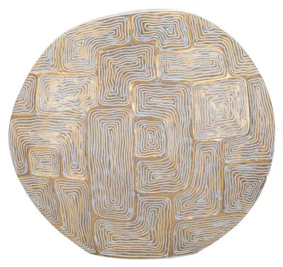 Produktbild von Vase Mauro Ferretti Eklipsen 48x13x44,5 cm goldweiß
