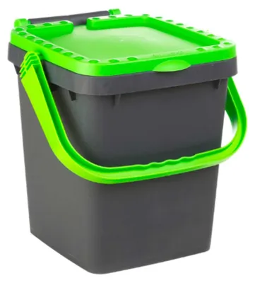 Immagine prodotto di Ecoplast | Pattumiera per Raccolta Differenziata 20 Lt, Bidone Spazzatura VERDE
