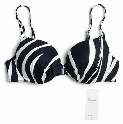 Produktbild von Triumph Summer Allure Damen Bikini-Oberteil Zebra Schwarz-Weiß Gr. 42 C Bügel