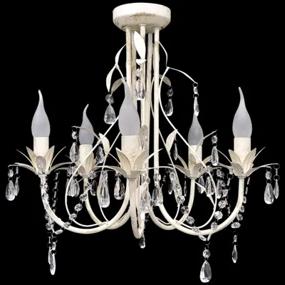 Zdjęcie produktu dla vidaXL Żyrandol Lampa wisząca Żyrandol z 5 gniazdami żarówek