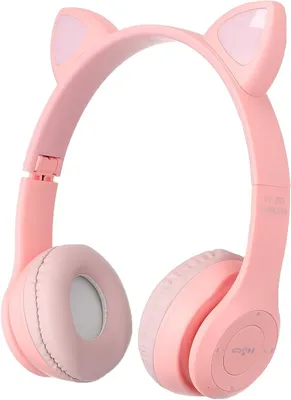 Obrázek produktu pro Vergionic 7301 Bezdrátová Bluetooth sluchátka Cat s tlapkou, 35 mW, 200 mAh růžová
