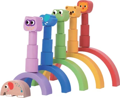 Produktbild von 2Kids Toys Balancierender Regenbogen mit Tieren
