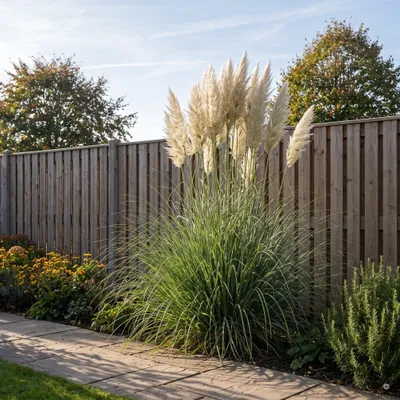 Produktbild von Stauden Gänge 1 x Cortaderia selloana 'Sunningdale Silver' im 1 Liter Topf - Silbernes Pampasgras mit den größten Rispen im Sortiment